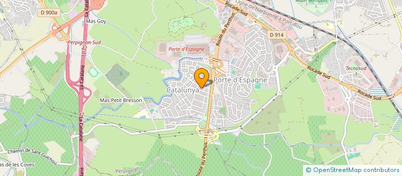 localisation de l'entreprise SERRAN à PERPIGNAN