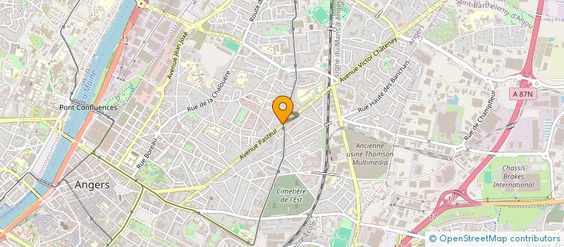 localisation de l'entreprise SERRAND FINANCES  LES PONTS-DE-CE