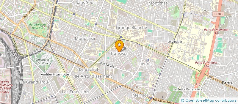 localisation de l'entreprise SERRANO SARL à LYON