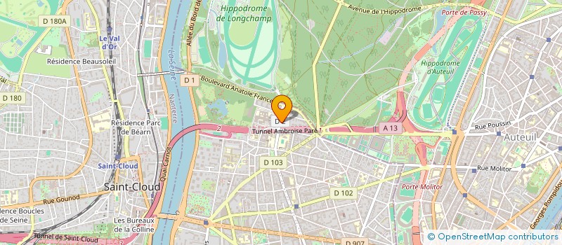 localisation de l'entreprise SERRAS INTERNATIONAL à BOULOGNE-BILLANCOURT