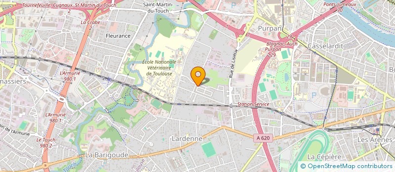 localisation de l'entreprise SERRAT AUTOMOBILES à TOULOUSE