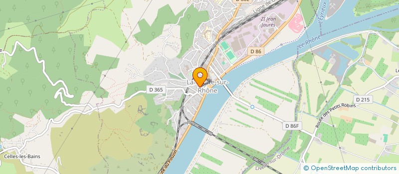 localisation de l'entreprise SERRATRICE CORSINI  LA VOULTE-SUR-RHONE