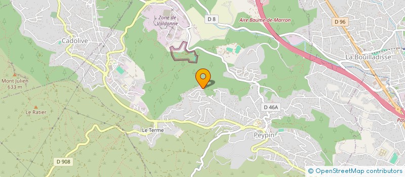 localisation de l'entreprise SERRAVETE  AUBAGNE