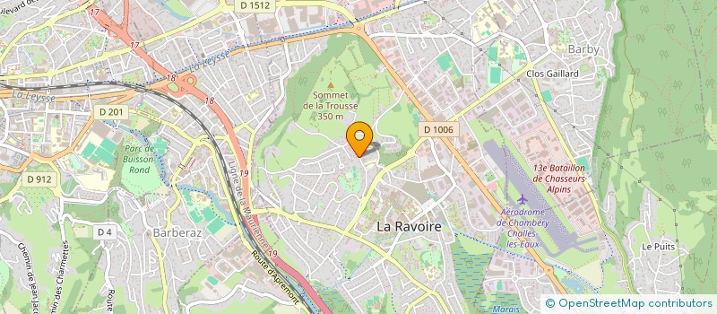 localisation de l'entreprise SERRAZ IMMO  LA RAVOIRE