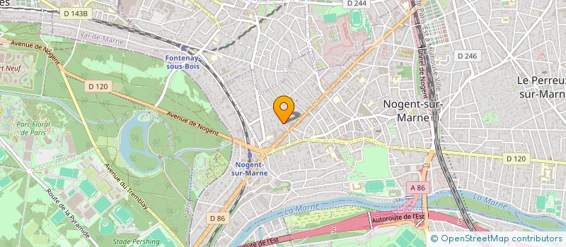 localisation de l'entreprise SERRE à NOGENT-SUR-MARNE