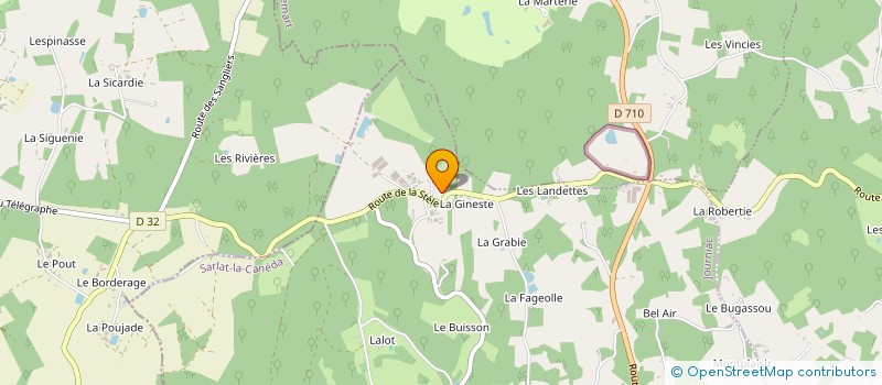 localisation de l'entreprise SERRE  LE BUGUE