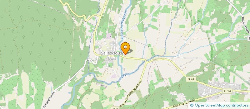 localisation de l'entreprise SERRE-BILLARD  SALLES-SOUS-BOIS