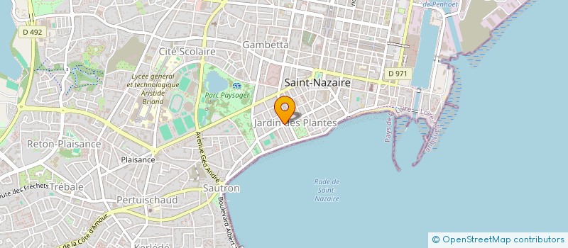 localisation de l'entreprise SERRE DAVID à SAINT-NAZAIRE