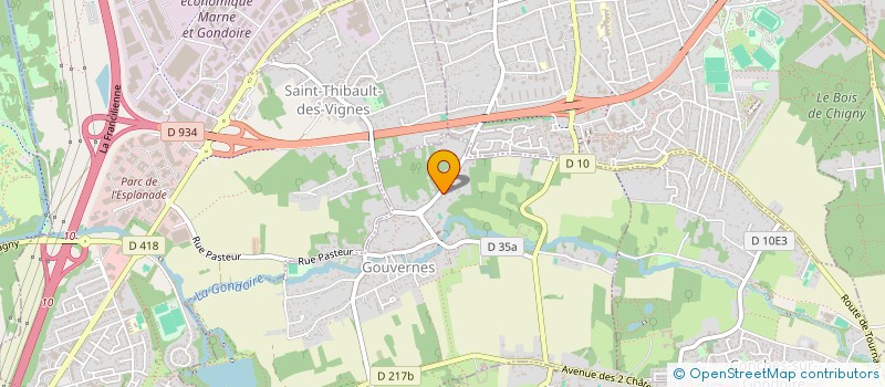 localisation de l'entreprise SERRE DE CURVISNA  GOUVERNES