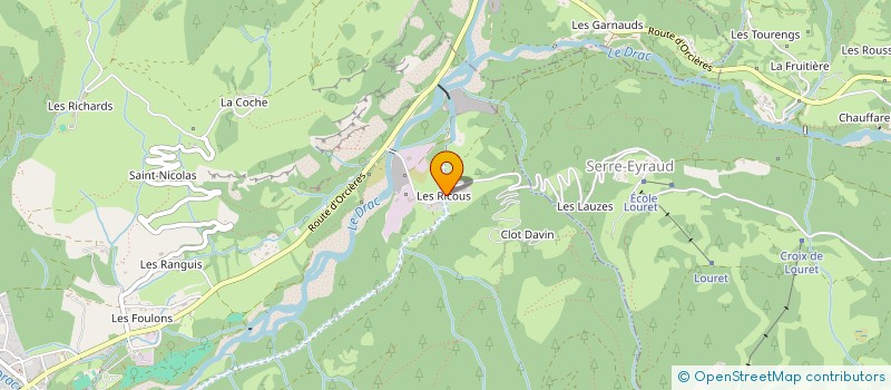 localisation de l'entreprise SERRE EYRAUD LES TROIS VALLEES à CHABOTTES