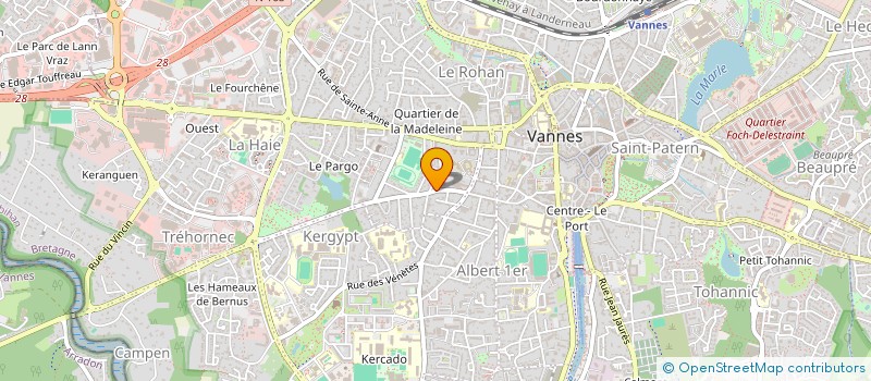 localisation de l'entreprise SERRE INVEST à VANNES