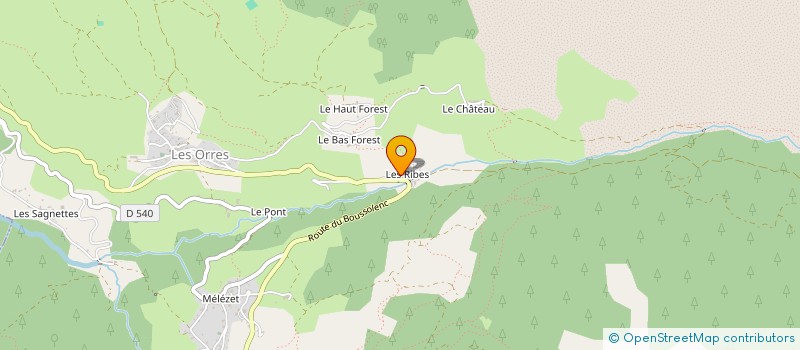 localisation de l'entreprise SERRE PONCON DEVELOPPEMENT à LES ORRES