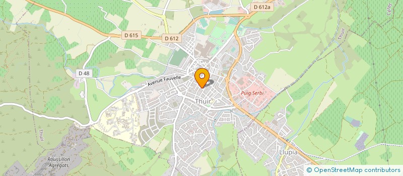 localisation de l'entreprise SERRE SAINT LUC  PASSA