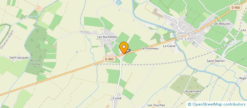 localisation de l'entreprise SERREALES à DOUE-EN-ANJOU