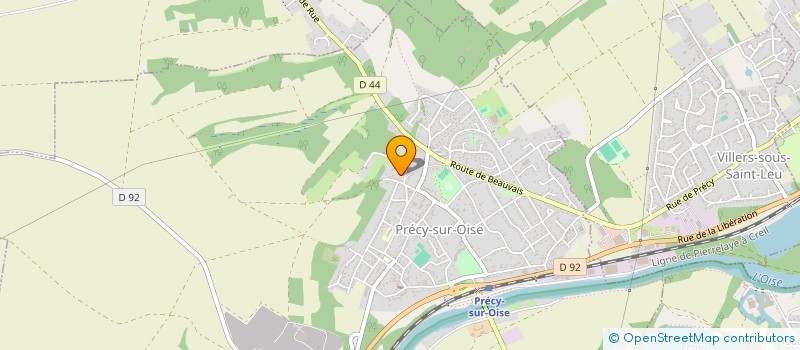 localisation de l'entreprise SERREAU DE BLAINCOURT  PRECY-SUR-OISE