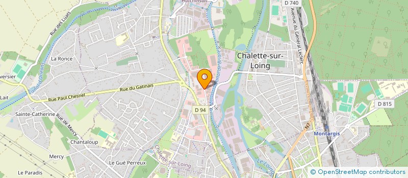 localisation de l'entreprise SERREAU FORMATION à CHALETTE-SUR-LOING