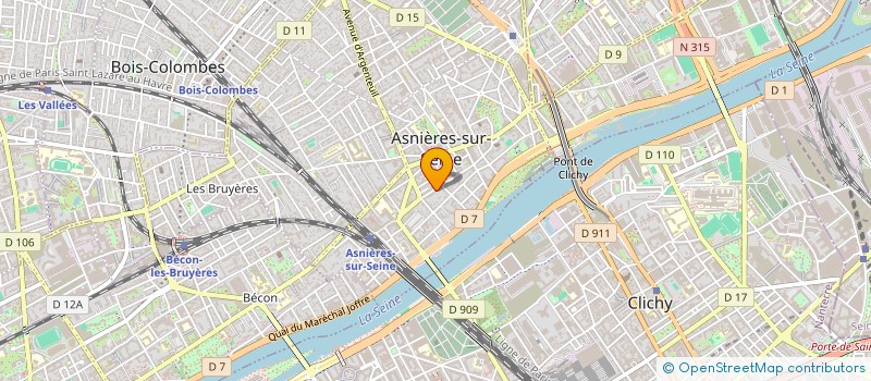 localisation de l'entreprise SERREFEUIL à ASNIERES-SUR-SEINE