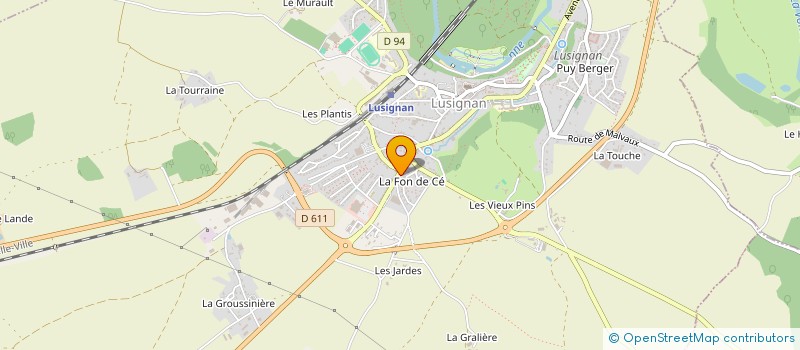 localisation de l'entreprise SERREL  LUSIGNAN