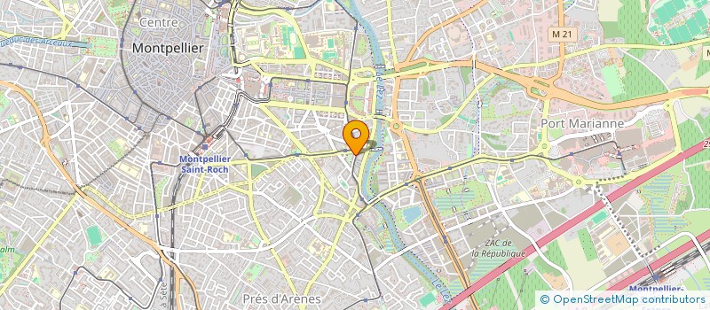 localisation de l'entreprise SERRELEC à MONTPELLIER