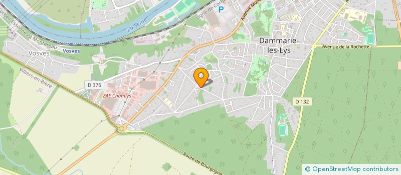 localisation de l'entreprise SERREMER à DAMMARIE-LES-LYS
