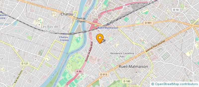 localisation de l'entreprise SERREPIN à RUEIL-MALMAISON
