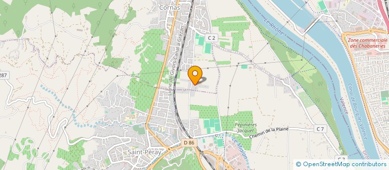 localisation de l'entreprise SERRES DES LACS à CORNAS