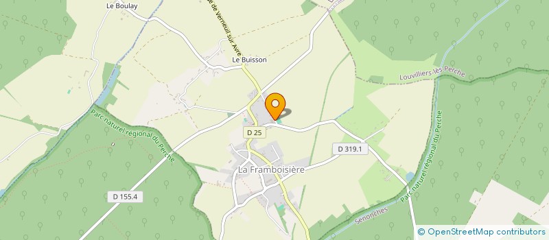 localisation de l'entreprise SERRES PRETAMO à SENONCHES