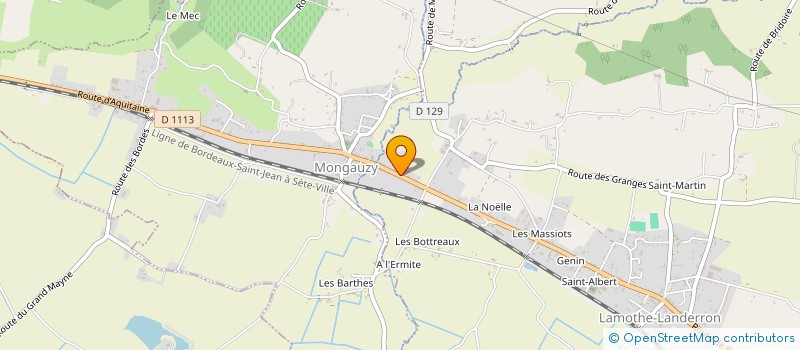 localisation de l'entreprise SERRES PRODUCTION à LAMOTHE-LANDERRON