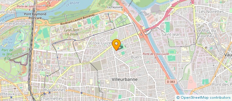 localisation de l'entreprise SERRET MOULEYRE TRANSPORT VILLEURBANNAIS à VILLEURBANNE
