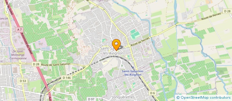 localisation de l'entreprise SERRETTE JEAN ET ALAIN à SAINT-SATURNIN-LES-AVIGNON