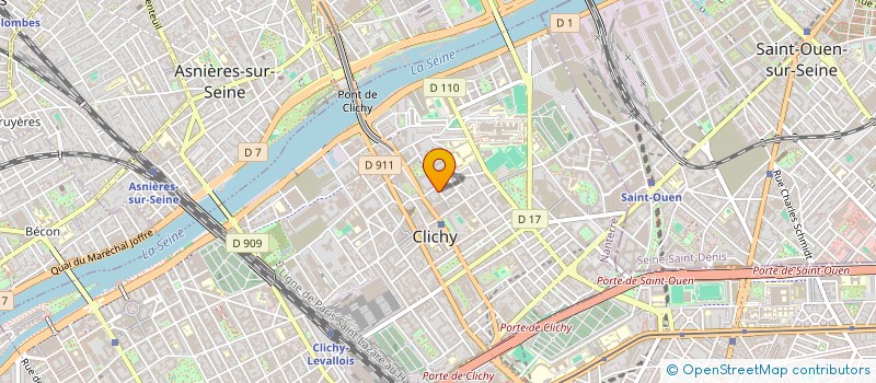 localisation de l'entreprise SERRI-IMMO à CLICHY