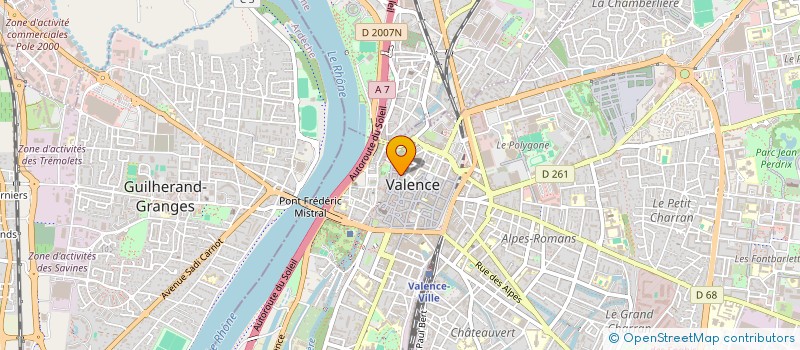 localisation de l'entreprise SERRIMMO  VALENCE