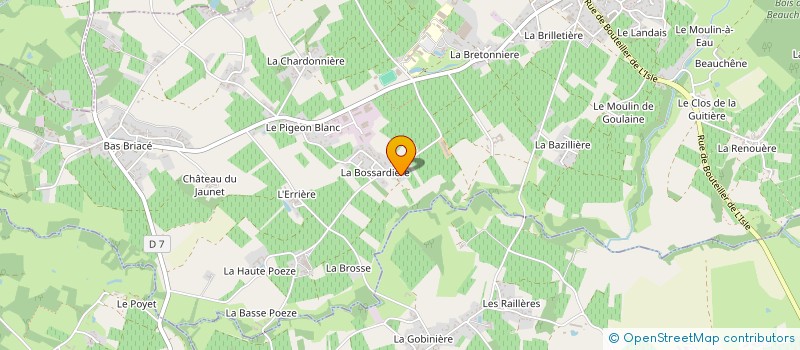 localisation de l'entreprise SERRIS ENERGIE 1.2  LE LOROUX-BOTTEREAU