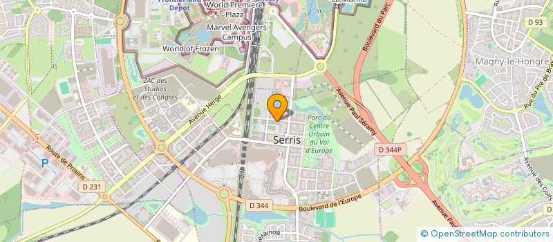 localisation de l'entreprise SERRIS HBI  SERRIS