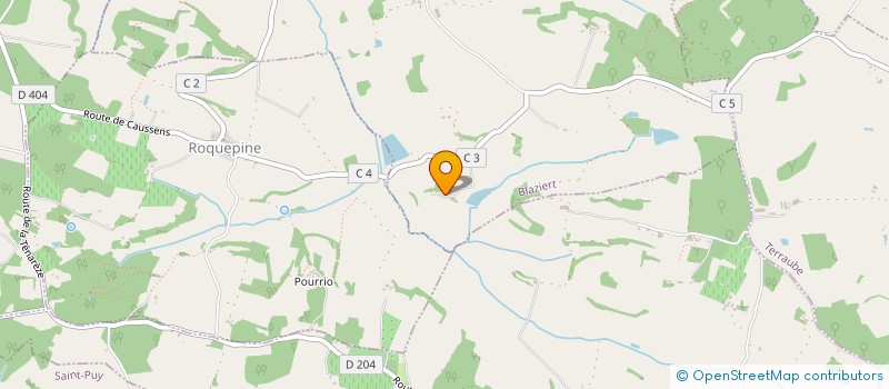 localisation de l'entreprise SERRIS - LACOMBE  BLAZIERT