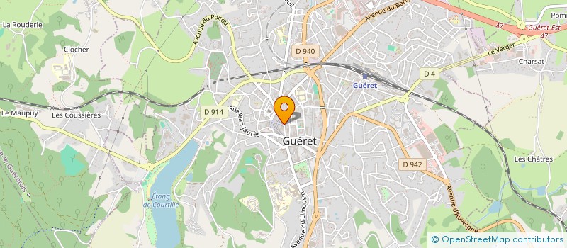 localisation de l'entreprise SERRU'BAT' à GUERET