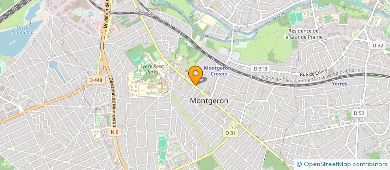 localisation de l'entreprise SERRUMI  MONTGERON