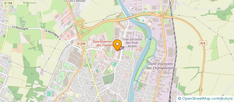 localisation de l'entreprise SERRUR AUTOMAT MENUIS ALUMIN FERMETURES à PERRIGNY