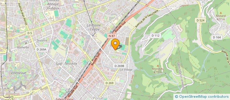 localisation de l'entreprise SERRUR METAL AUTOMATIS GRENOBLOIS à SAINT-MARTIN-D'HERES