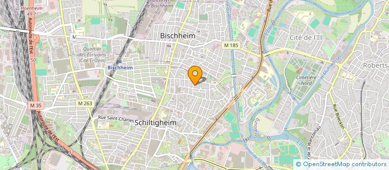localisation de l'entreprise SERRURE 2002 à SCHILTIGHEIM
