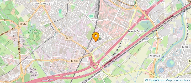 localisation de l'entreprise SERRURE ALARME SERVICE SAS à MONTPELLIER