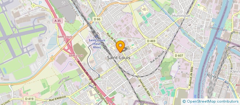localisation de l'entreprise SERRURE ET CLEF - EBY SERVICES à SAINT-LOUIS