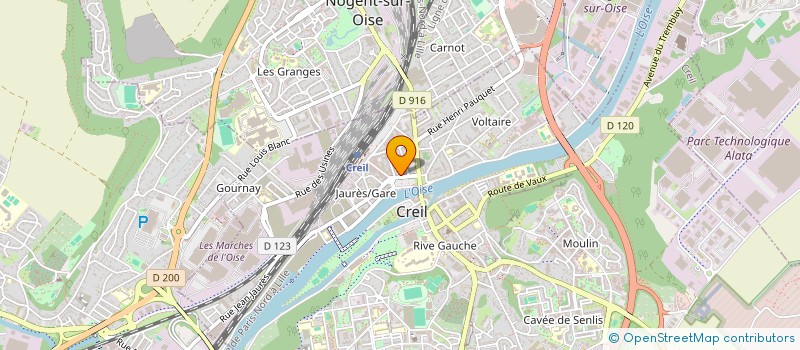 localisation de l'entreprise SERRURE PROTECT à CREIL