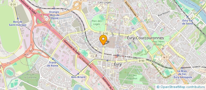 localisation de l'entreprise SERRURELYSEE  EVRY-COURCOURONNES