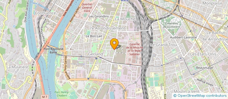 localisation de l'entreprise SERRUREPRO à LYON