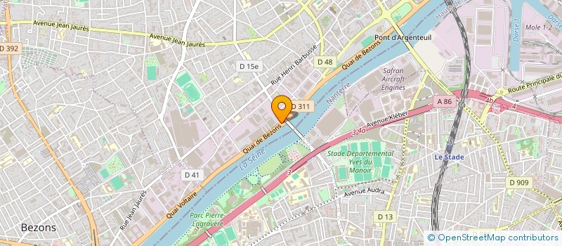 localisation de l'entreprise SERRURERIE 3.0 à ARGENTEUIL