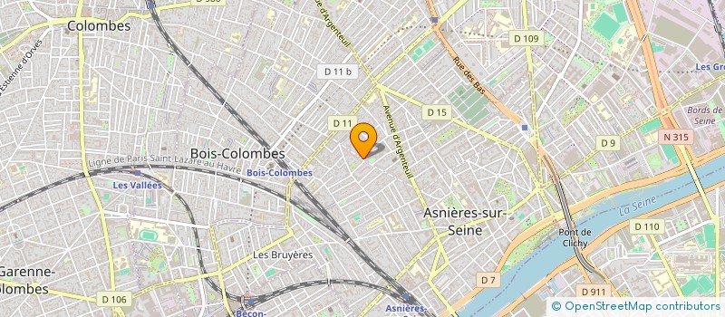 localisation de l'entreprise SERRURERIE 80 à ASNIERES-SUR-SEINE