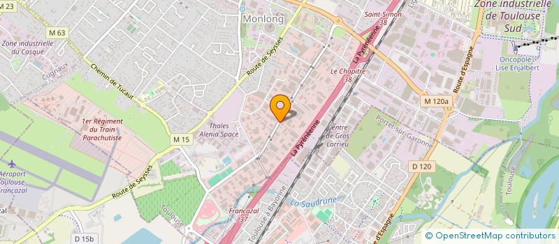 localisation de l'entreprise SERRURERIE A BANOS à TOULOUSE