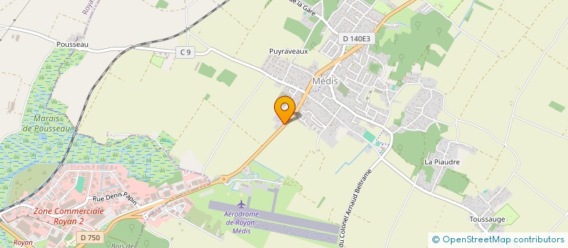 localisation de l'entreprise SERRURERIE AB RIVIERE à MEDIS