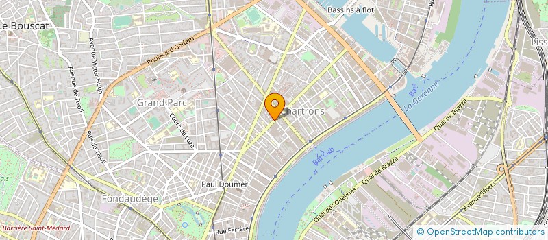 localisation de l'entreprise SERRURERIE BORDELAISE  BORDEAUX